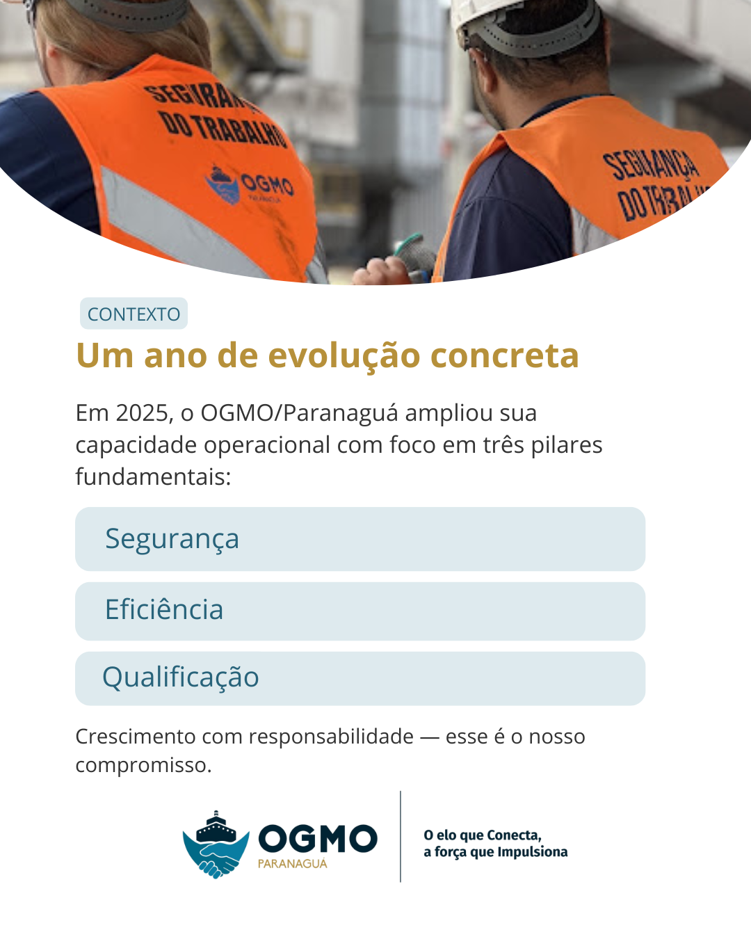 Um ano de evolução concreta